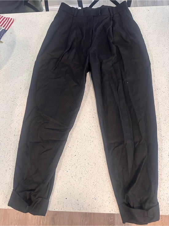 COS Pants - COS Black Pleated Tapered Dress Pants